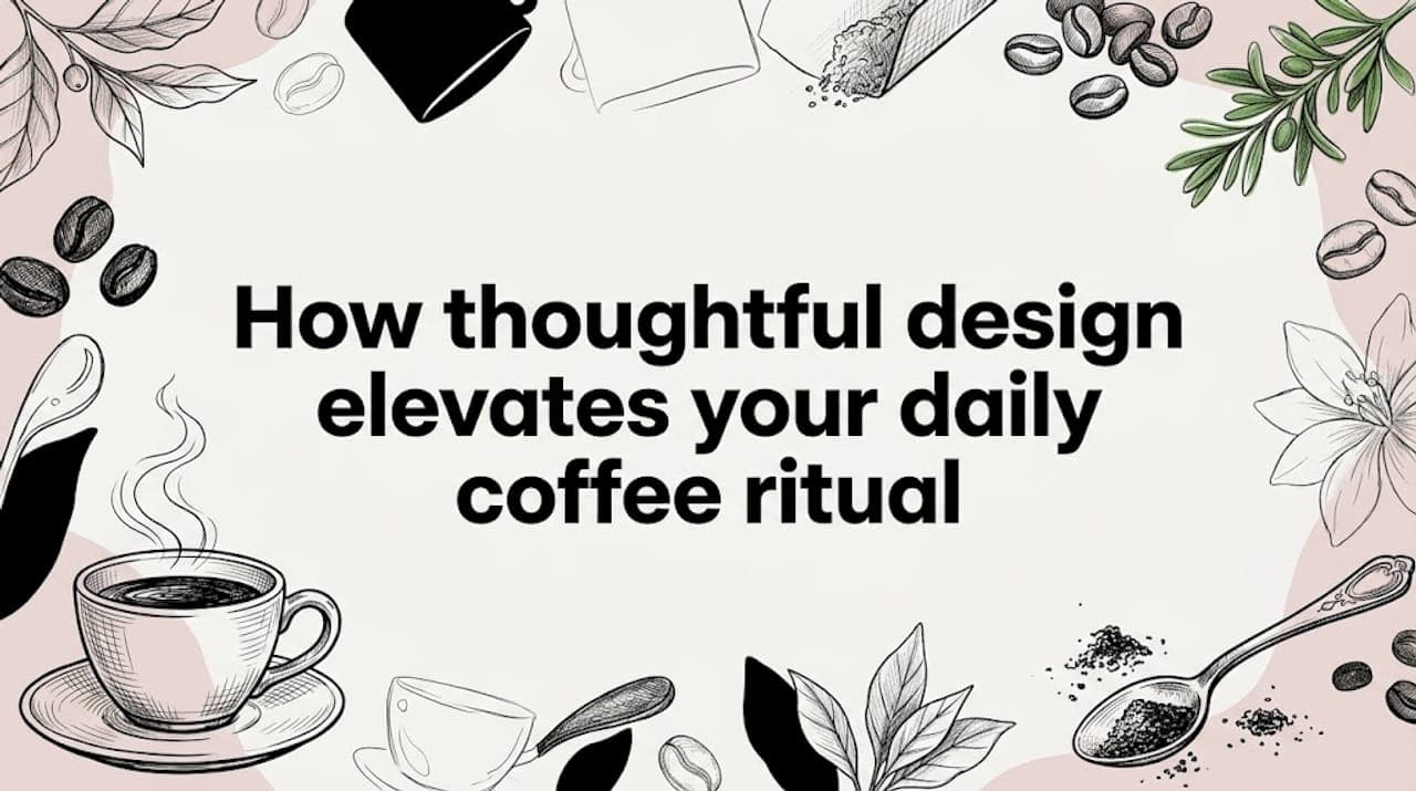 How thoughtful design elevates your daily coffee ritual