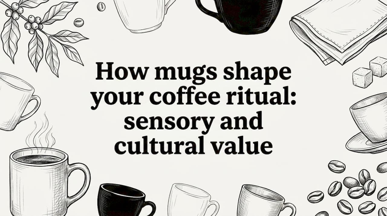 How mugs shape your coffee ritual: sensory and cultural value