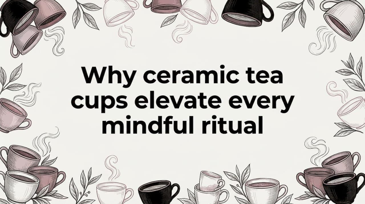 Why ceramic tea cups elevate every mindful ritual