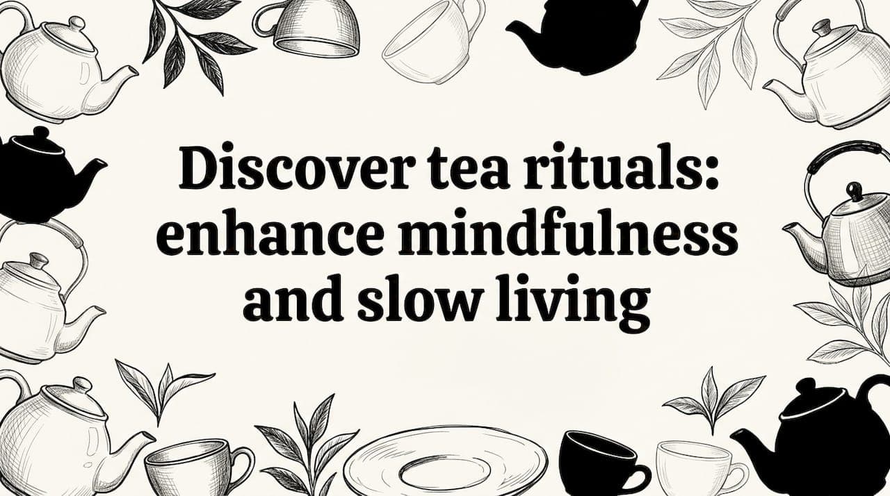 Discover tea rituals: enhance mindfulness and slow living