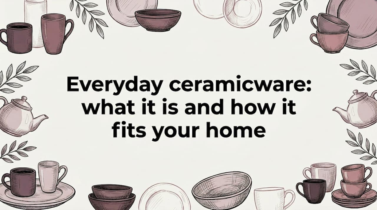 Everyday ceramicware: what it is and how it fits your home